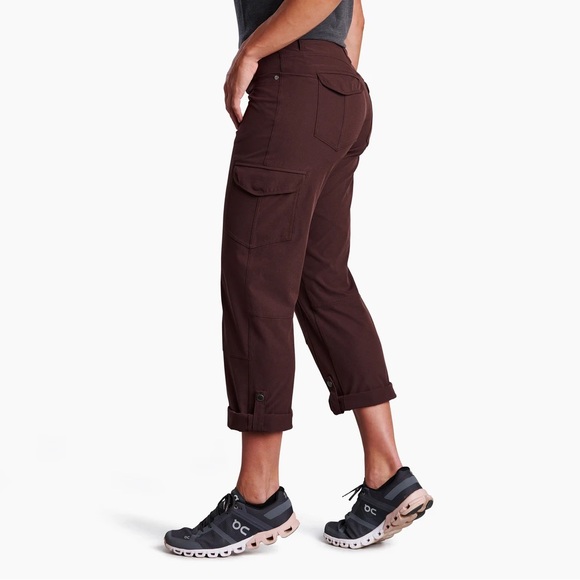 Kuhl Women's Freeflex Roll-Up Pants Size 10 Reg  BARBERRY Hiking Outdoor - Picture 3 of 12